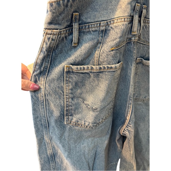 Free People Good Luck Denim Overalls - Going Steady - Picture 9 of 16